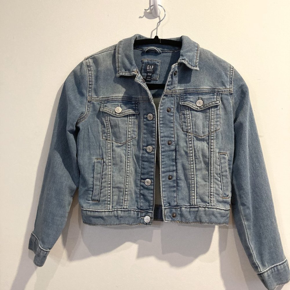 GAP Girls Large Kids Iconic Jean Jacket